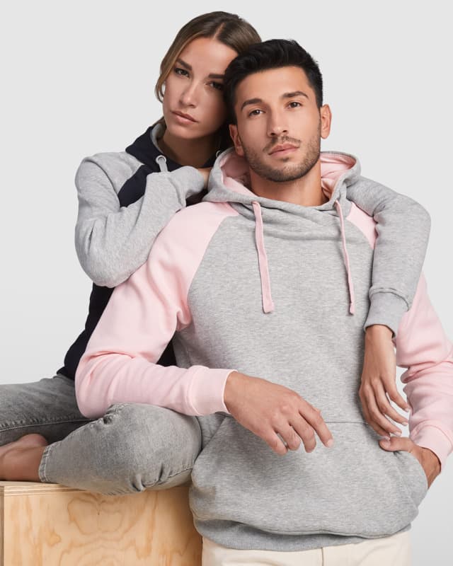 Badet unisex two-tone hoodie 19