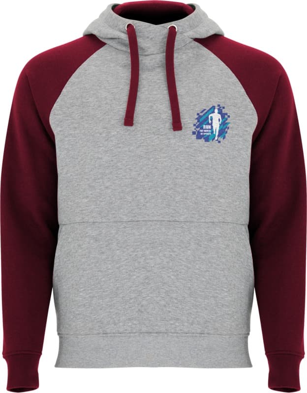 Badet unisex two-tone hoodie 35