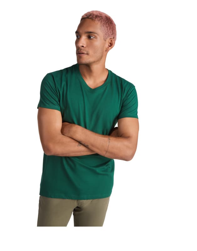 Samoyedo short sleeve men's v-neck t-shirt 13