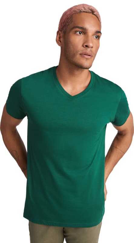 Samoyedo short sleeve men's v-neck t-shirt 19