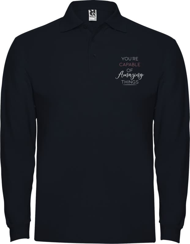 Estrella long sleeve men's polo 10