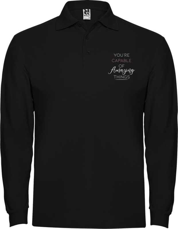 Estrella long sleeve men's polo 35