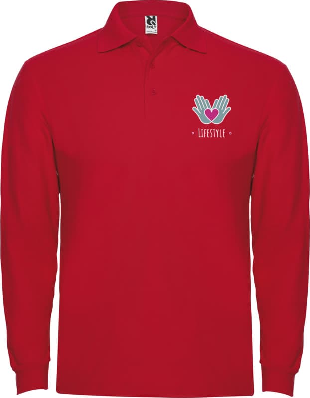 Estrella long sleeve men's polo 45
