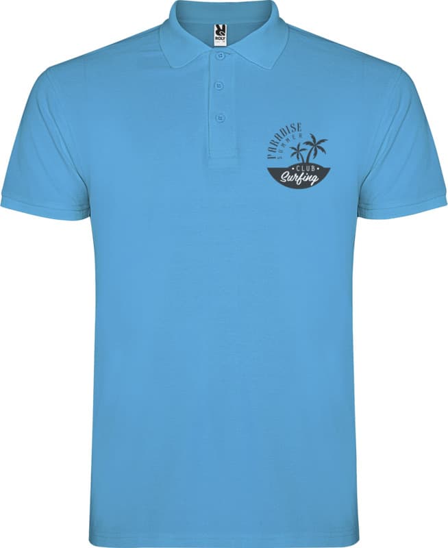 Star short sleeve men's polo 125