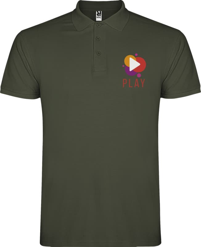 Star short sleeve men's polo 130