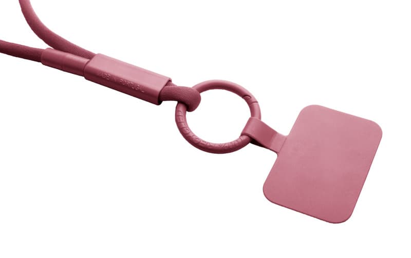 Tubyard lanyard phone holder with recycled plastic tube 14