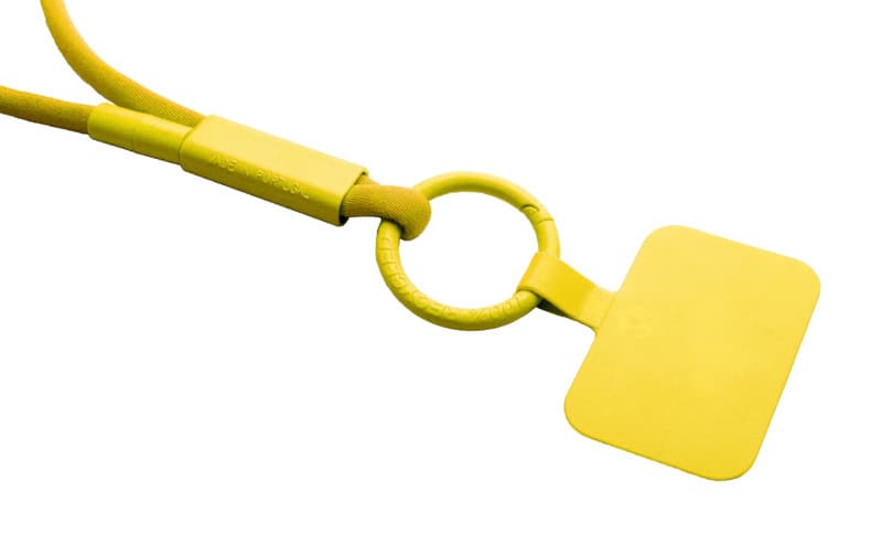 Tubyard lanyard phone holder with recycled plastic tube 18