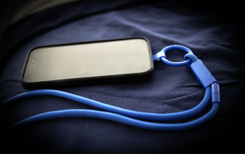 Tubyard lanyard phone holder with recycled plastic tube 63