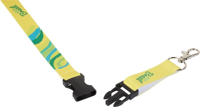 Bucks sublimation lanyard with safety buckle 5