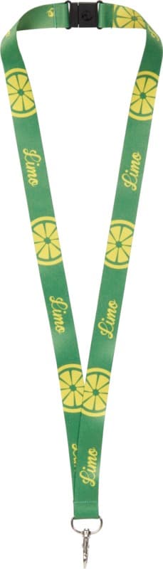 Addie sublimation lanyard with safety breakaway