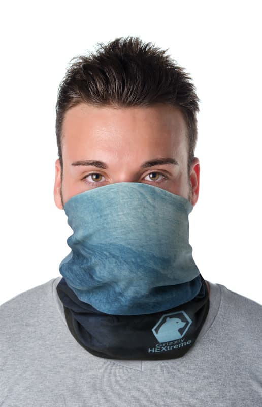 Lara sublimation multi-scarf with fleece layer and hems 5