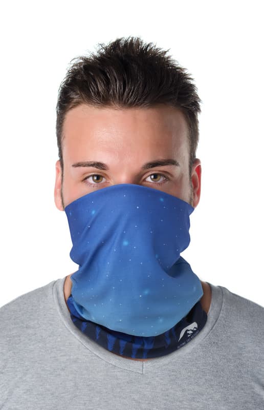 Lara sublimation multi-scarf with fleece layer and hems 20