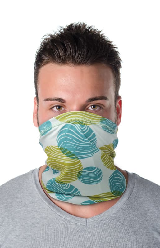 Mia sublimation multi-scarf with Coolmax® and hems 1