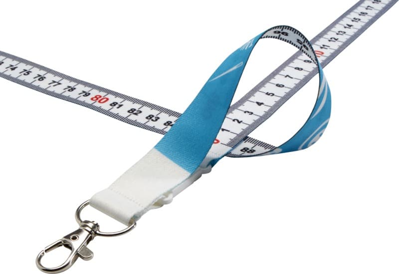 Isla 1-metre recycled PET sublimation lanyard with safety breakaway 4