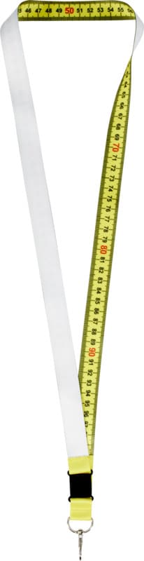 Isla 1-metre recycled PET sublimation lanyard with safety breakaway 7