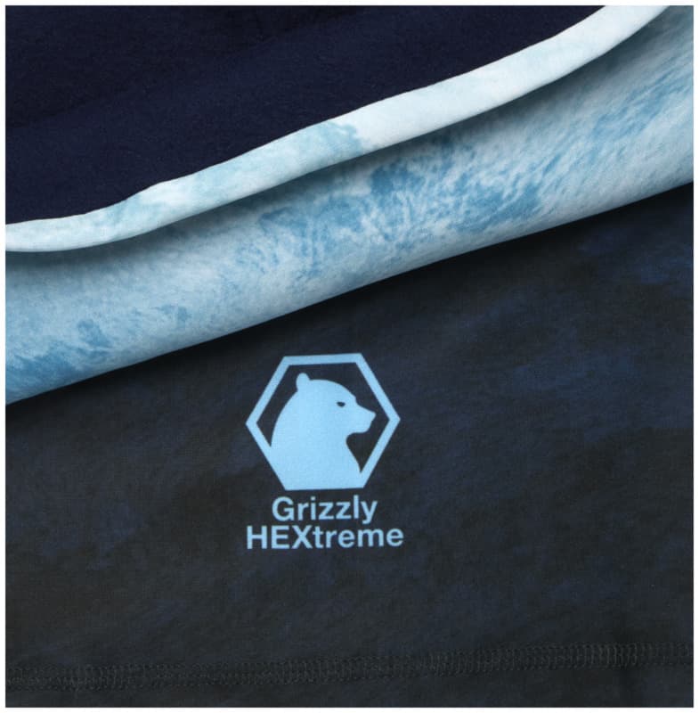 Zoya RPET sublimation multi-scarf with hems and fleece layer  9