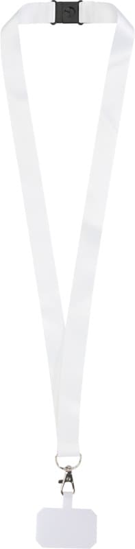 Addie sublimation RPET lanyard with phone holder and safety breakaway 8
