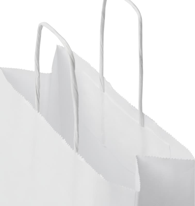 Kraft 80 g/m2 paper bag with twisted handles - 18 x 8 x 21 cm 4