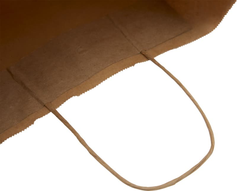 Kraft 80 g/m2 paper bag with twisted handles - 25 x 11 x 32 cm 11