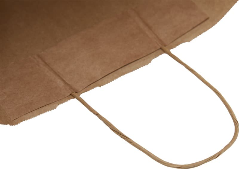 Kraft 80-90 g/m2 paper bag with twisted handles - 32 x 12 x 40 cm 11