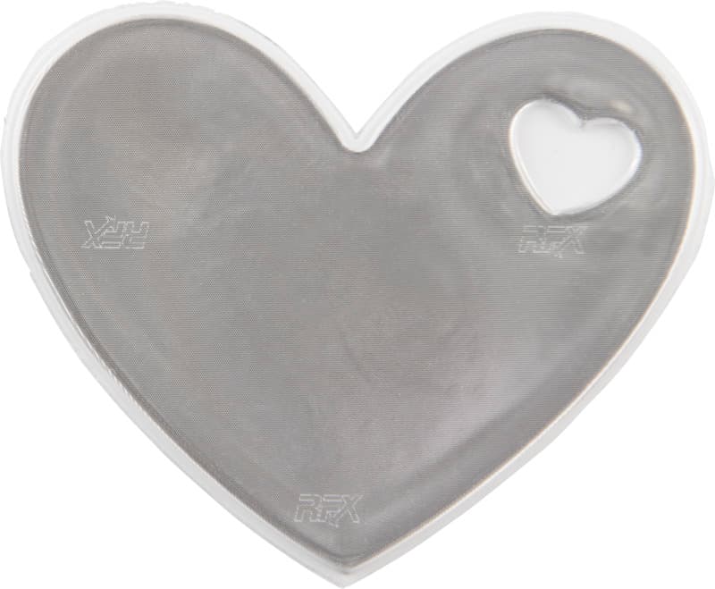 RFX™ S-12 heart M reflective PVC sticker 2