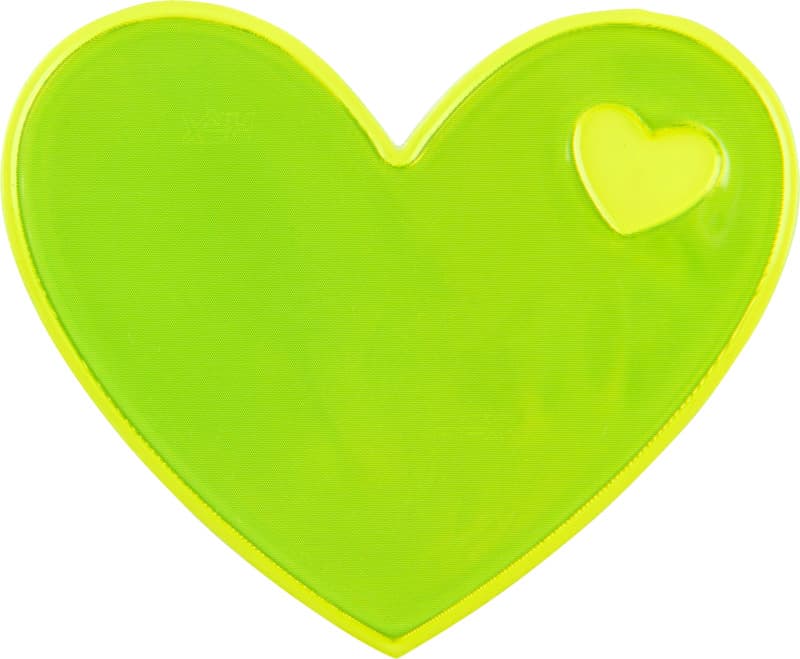 RFX™ S-12 heart M reflective PVC sticker 6