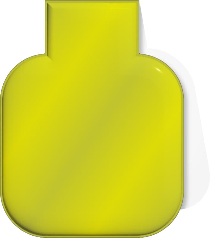 RFX™ M-10 square reflective TPU magnet 4