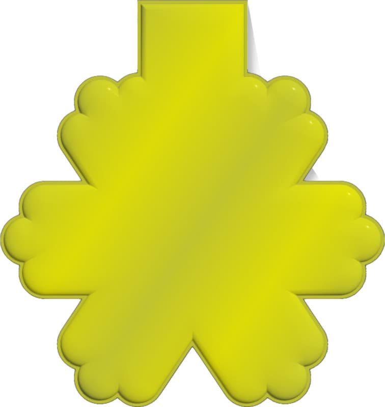 RFX™ M-10 snowflake reflective TPU magnet  4