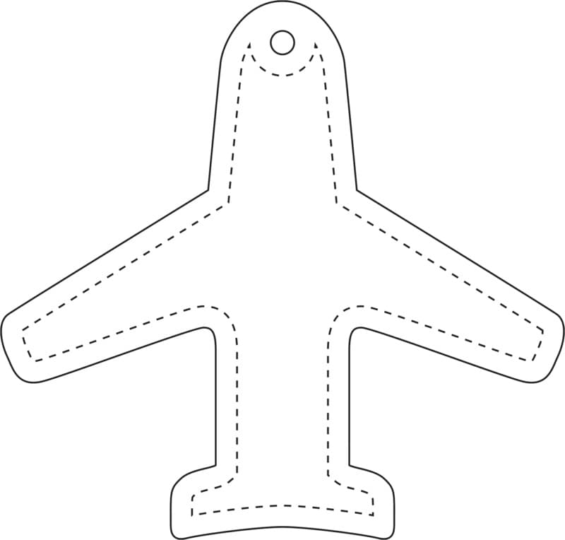 RFX™ H-09 plane reflective PVC hanger 7