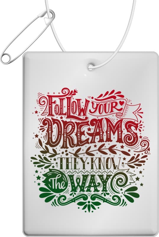 RFX™ H-12 rectangular reflective PVC hanger large 4