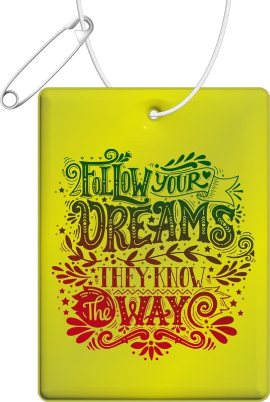 RFX™ H-12 rectangular reflective PVC hanger large 8