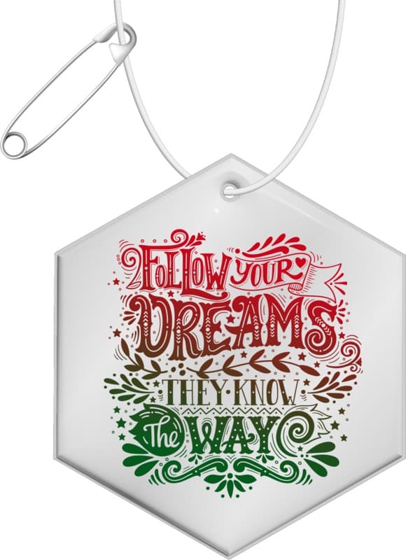 RFX™ H-12 hexagon reflective PVC hanger 4