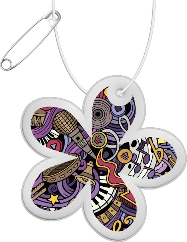 RFX™ H-13 flower reflective PVC hanger 4