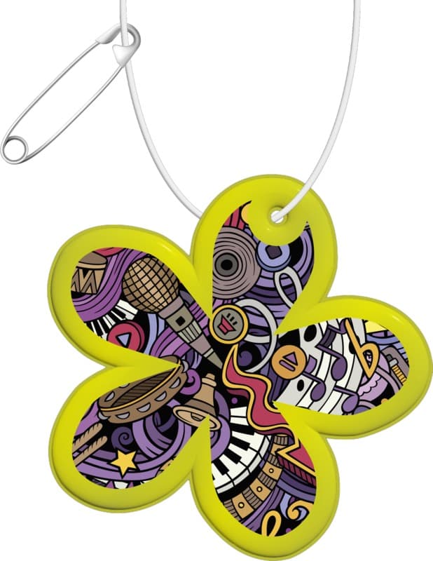 RFX™ H-13 flower reflective PVC hanger 8