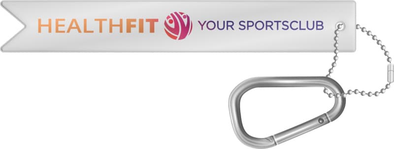 RFX™ H-9 lightweight reflective PVC hanger with carabiner 3