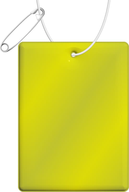 RFX™ H-12 rectangular lightweight reflective PVC hanger - large 5