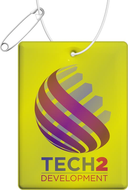 RFX™ H-12 rectangular lightweight reflective PVC hanger - large 8