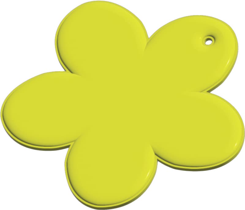 RFX™ H-13 flower-shaped lightweight reflective PVC hanger 6