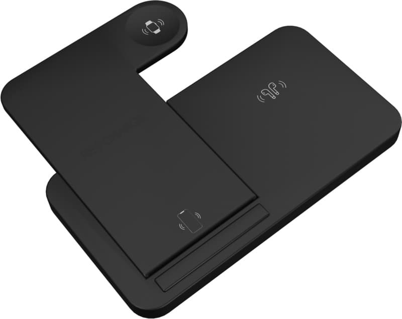 SCX.design W28 3-in-1 wireless charging base with phone stand 4