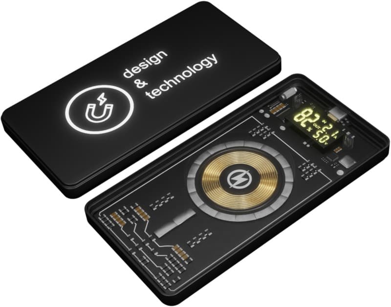 SCX.design P19 5000 mAh 5W magnetic wireless power bank 1