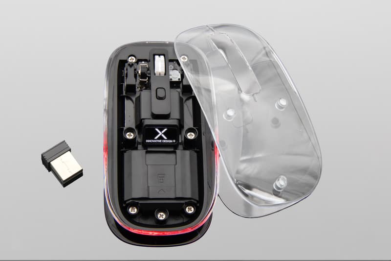SCX.design O24 transparent multimode wireless 2.4Ghz Bluetooth® mouse 6