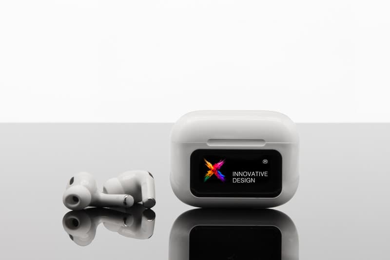 SCX.design E26 ANC earbuds with interactive touchscreen charging case 6