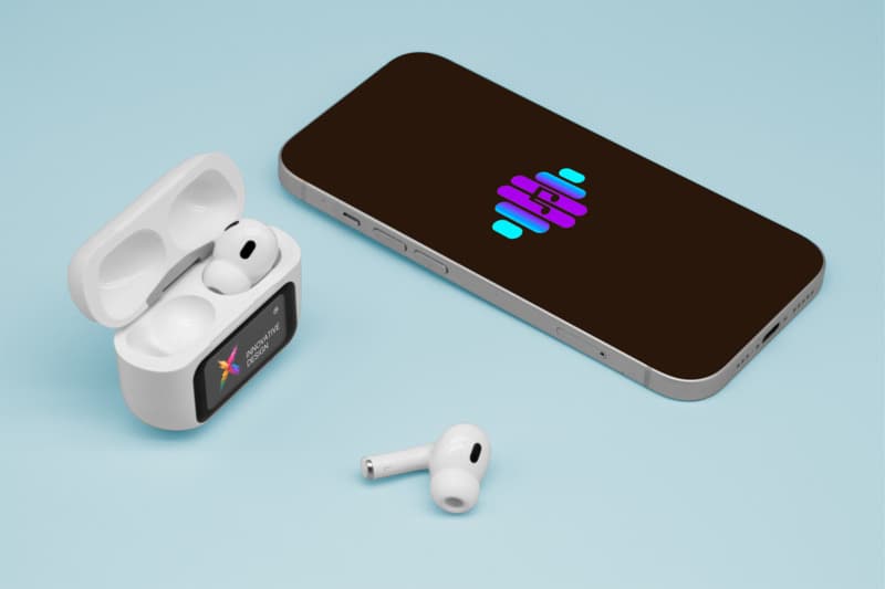 SCX.design E26 ANC earbuds with interactive touchscreen charging case 7