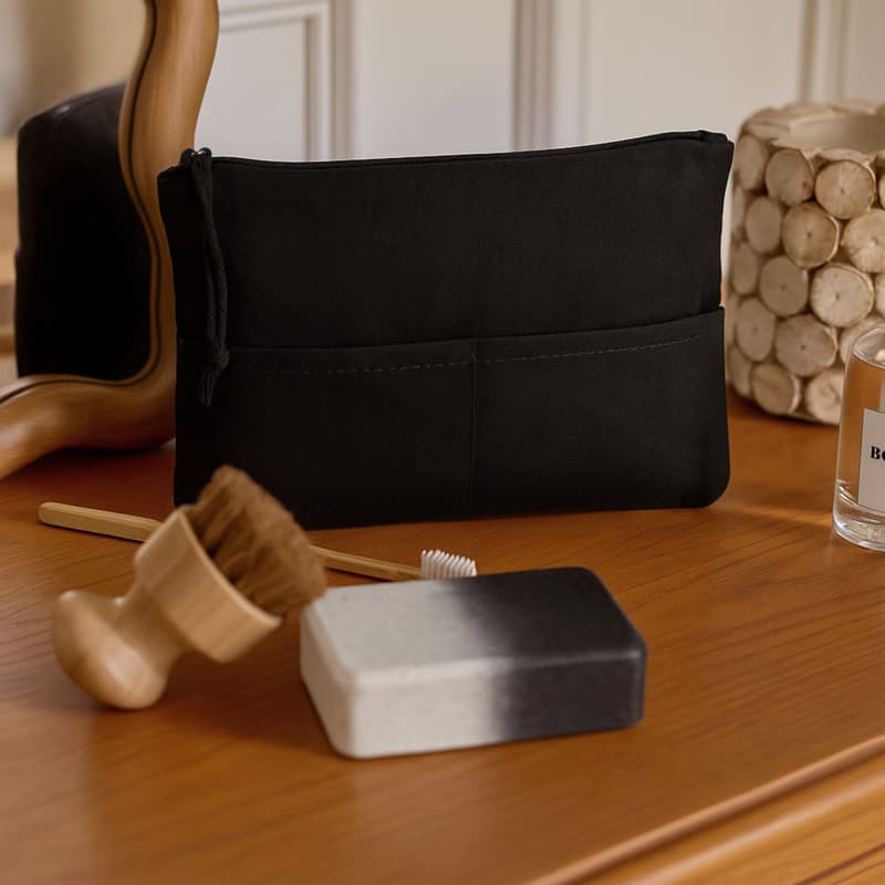 Citizen Green Zipzip organic cotton accessory pouch 9