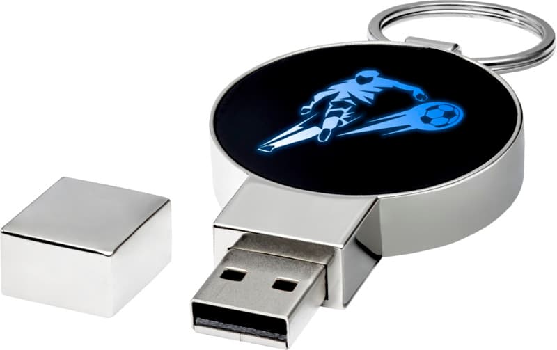 Round light-up USB 5