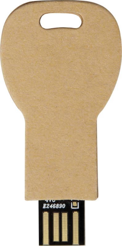 Key-shaped recycled paper USB 2.0 26