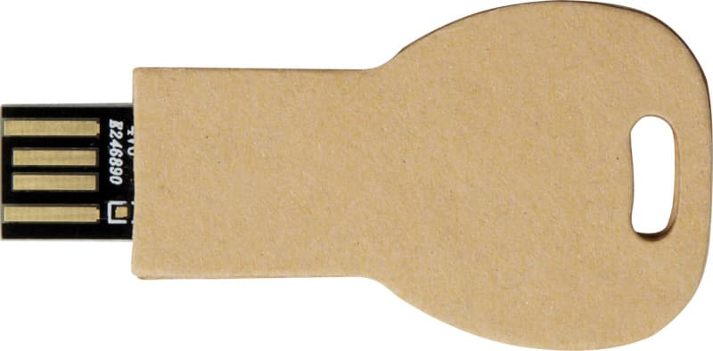 Key-shaped recycled paper USB 2.0 47