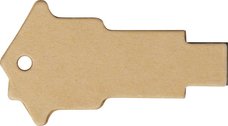 House-shaped recycled paper USB 2.0 20