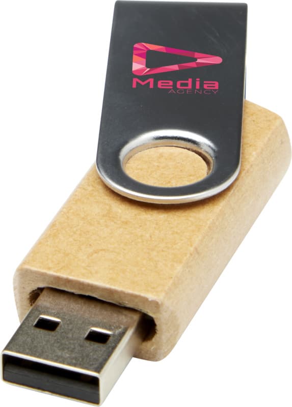 Rotate recycled paper USB 2.0 22