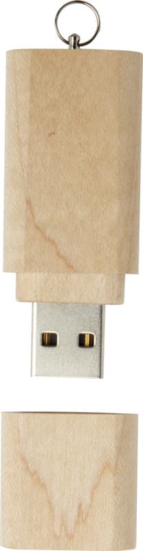 Wooden USB 2.0 with keyring  21